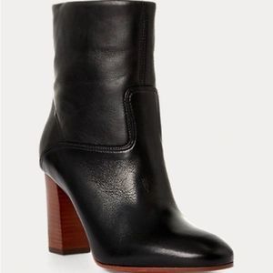 RALPH LAUREN Brindley Lambskin Boots